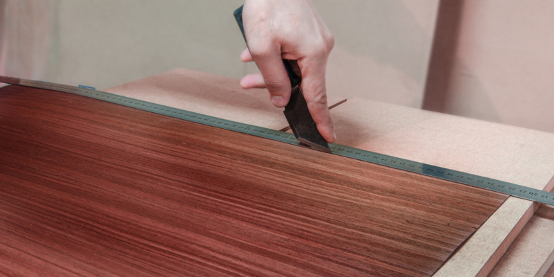 wood veneers are much more efficient in their wood usage